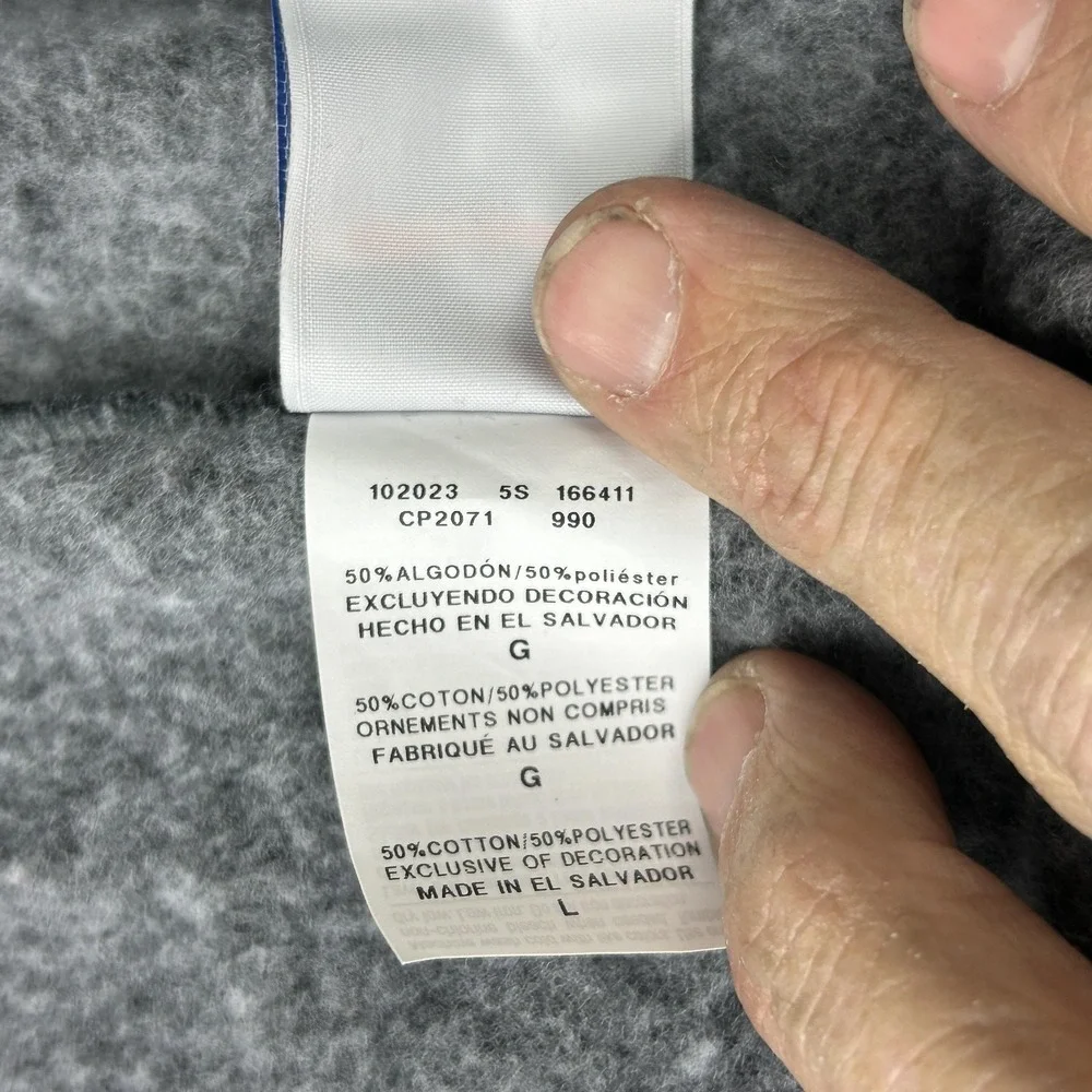 Champion Pants Mens Large Gray Fleece Sweatpants Joggers Drawstring Pockets‎